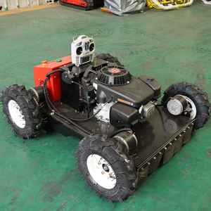 <span class=keywords><strong>Robot</strong></span> de cortacésped sobre orugas con control remoto eléctrico directo del fabricante en el jardín - Product Image 2