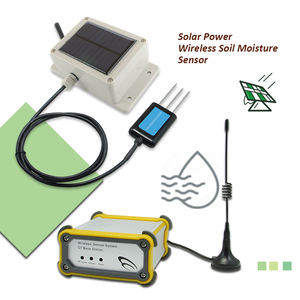 Kit inteligente de pruebas de suelo para agricultura, Analizador de sensor de humedad de energía solar y registrador de datos de humedad - Product Image 1