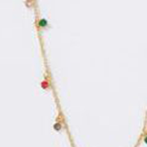 Collar de Acero Inoxidable con Colgante de Zirconia, Chapado en Oro, Estilo Bohemia, con Dijes Coloridos, Joyería de Moda - Product Image 6