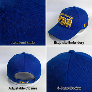 Casquette de baseball brodée 3D Grand <span class=keywords><strong>Prix</strong></span> Roumanie, drapeau roumain brodé, structurée, ajustable, taille adulte - Product Image 3