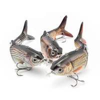 Leurre de pêche robotisé intelligent, rechargeable par USB, nageur automatique, appât électronique multi-articulations, pratique
