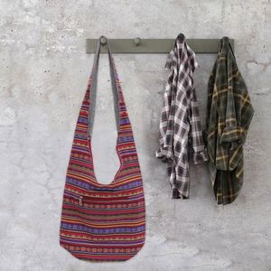 Bolsos de Hombro de Alta Calidad para Mujer, Bolsos Cruzados de Lona a la Moda, Bolsos Estilo Hippie, Bolsos Hobo - Product Image 4