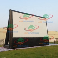 Écran de projection gonflable portable pour cinéma en plein air, petit écran de cinéma gonflable