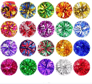 Venta al por Mayor <span class=keywords><strong>de</strong></span> Fábrica: Productos <span class=keywords><strong>de</strong></span> <span class=keywords><strong>Pompones</strong></span> con Flores Tejidas a Mano <span class=keywords><strong>para</strong></span> Animadoras, Actividades Deportivas y Animación - Product Image 2