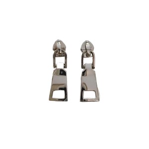 Tirette de fermeture éclair en alliage de zinc, 5 tailles, rectangulaire, avec verrou à broche, durable, pour sacs, vêtements et articles vestimentaires - Product Image 1