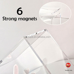 Boîte acrylique magnétique puissante SHP, boîte Evolution Elite ETB, vitrine de protection rouge et violette Prism - Product Image 3