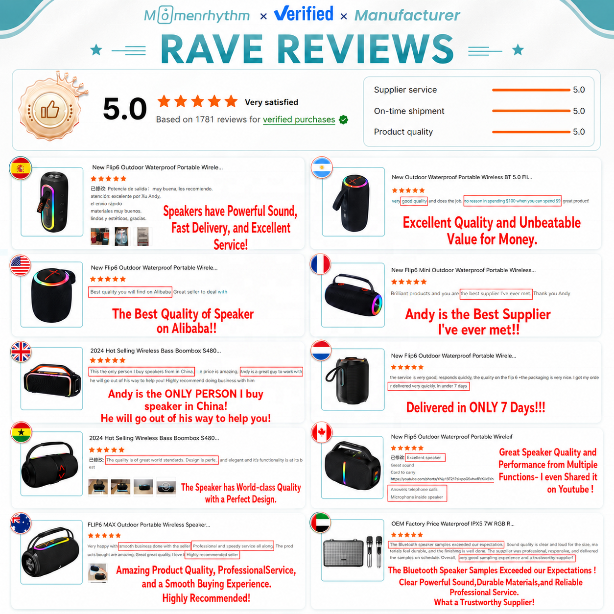 S400 OEM Premium RGB Light Speaker Outdoor Mini Portable Wireless Music Box LED Light Blue Tooth 5.3 Colorful RGB K2 Speakers · image 3