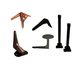 Furniture Leg Aluminum Alloy Gun <b>Black</b> 10x12x15.8cm Heavy Duty Industrial Design <b>Sofa</b> Coffee <b>Table</b> Cabinet Support - Product Image 2