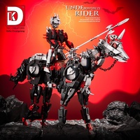 Deke 7033 Hell War Rider, Robot de Bloques de Construcción de Plástico ABS Educativo para Niños, Juguete de Guerrero Mecha, Regalo de Cumpleaños para Niños