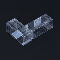 Plastique Cristal Transparent Clair Cadeau PET PVC Acétate Gel Vernis À Ongles Cosmétique Beauté Emballage Boîte
