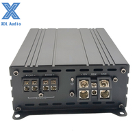 Amplificateur de voiture mini classe D 2 canaux 4 ohms 700W RMS avec crossovers et égaliseurs 9V-16V 10Hz-20kHz