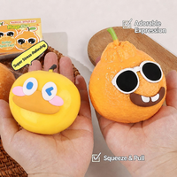 Jouet souple en forme de fruit de grande taille à presser, en TPR à récupération lente, anti-stress, pour filles et garçons de 14 ans et plus