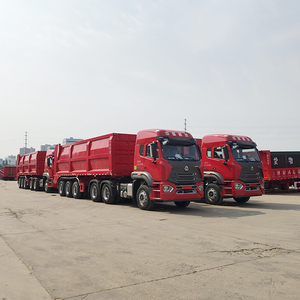 Pabrik kualitas tinggi langsung bawah Semi Trailer sabuk konveyor Dump Truck berjalan lantai Trailer untuk dijual - Product Image 5