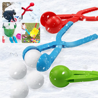 Outdoor Winter Kinder Spiel Schneeball Clip Sport Cartoon Schneemann Herz Ente Form Sandform Schnee Kämpfe Schneeball Maker Schnees pielzeug