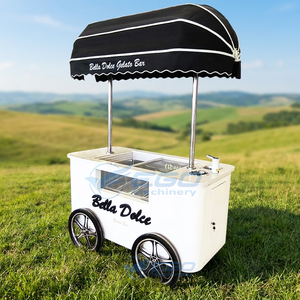 Carritos de Acrílico de Colores Elegantes para Helados, Dulces, Comida y Flores, Decoración para Fiestas, Carrito de Dulces en Venta, Transporte Especial - Product Image 1