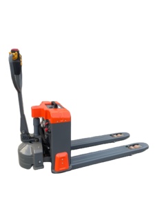 Transpalette électrique 2 tonnes avec pneus pleins et mât simple pour usage en entrepôt intérieur - Product Image 1