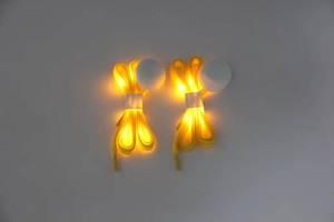 เชือกผูกรองเท้าเรืองแสง LED พร้อมลูกปัดไนลอนถักแบบมีไฟกระพริบและเรืองแสงในที่มืด ปรับแต่งโลโก้ได้สำหรับกิจกรรมกลางแจ้ง - Product Image 3