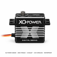 Servomoteur numérique sans noyau haute tension 8,4 V 20 kg S8020D XQ-POWER étanche pour voiture RC et bras robotique – Vente en gros OEM