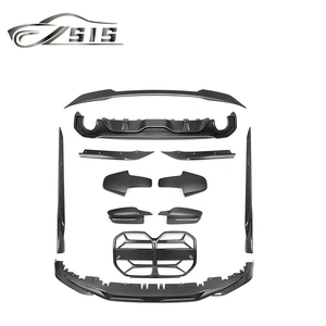 Kit de carrocería de Material de fibra de carbono seco serie 4 G26 <span class=keywords><strong>I4</strong></span> <span class=keywords><strong>50</strong></span> para labios delanteros G26, alerón difusor trasero, faldones laterales, rejillas de cubierta de espejo - Product Image 2