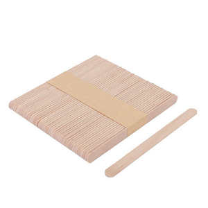 Échantillon gratuit Popsicle en <span class=keywords><strong>bois</strong></span> naturel biodégradable jetable Vente en gros Bâtons de crème glacée Impression personnalisée avec logo - Product Image 6