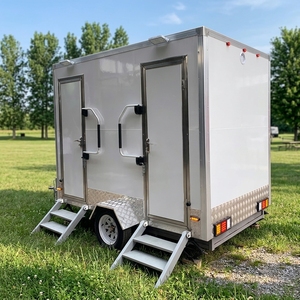 Remolque de <span class=keywords><strong>baño</strong></span> móvil Hum, <span class=keywords><strong>baño</strong></span> <span class=keywords><strong>portátil</strong></span> <span class=keywords><strong>para</strong></span> uso en exteriores, inodoro móvil con material de contenedor <span class=keywords><strong>para</strong></span> campistas, necesidades de <span class=keywords><strong>baño</strong></span> - Product Image 1