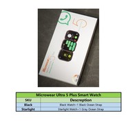 Reloj Inteligente Ultra5+ Resistente al Agua 3 ATM, Ultra 3 con 1GB de Almacenamiento de Música Local, U5+, U5 Ultra5 Ultra 5 Plus