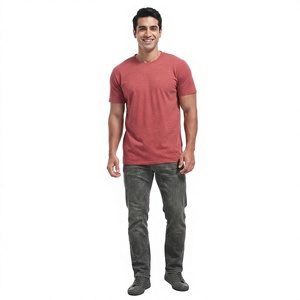 T-shirts pour hommes de qualité supérieure, respirants, pour la rue et les occasions décontractées, personnalisés par sublimation ou unis, en vente - Product Image 1