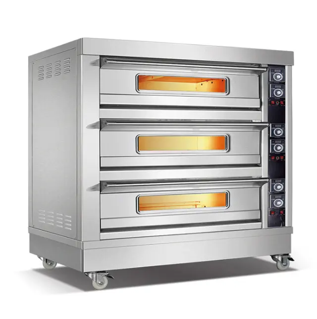 New Technology Baking Shop Equipment Bread Pizza forno deck Electric bakery oven prices commercial industrial bakery oven