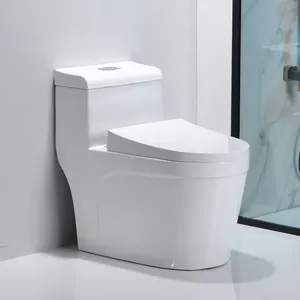 Japans Toilet Toto Intelligente Toiletbrilhoes Vierkant Automatische Bediening Poreuze Super Werveling Flush Eendelig Toilet