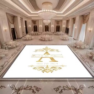 Factory Custom 16*16ft <strong>Removable</strong> Gloss <strong>Vinyl</strong> Flooring Wrap <strong>Removable</strong> Adhesive <strong>Vinyl</strong> for Dance Floor Wedding Decoration Decor - Product Image 1