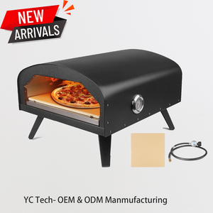 Four à pizza feu de <span class=keywords><strong>bois</strong></span> 2023 nouveau Offre Spéciale 13 16 pouces four à granulés à pizza portable acier inoxydable plaque chauffante extérieure <span class=keywords><strong>plancha</strong></span> grill - Product Image 2
