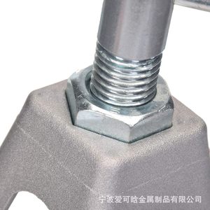 Elevador de Aluminio con Soporte Triangular, Paquete de 4, para Coche y RV, Actuador Manual de Elevación, Plateado - Product Image 3