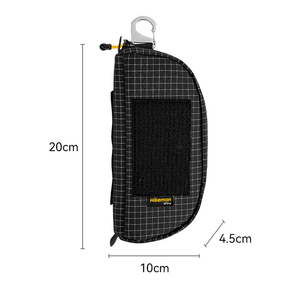 UHMWPE HIKEMAN กระเป๋าเก็บแว่นตากันแดดกลางแจ้ง ที่วางขวดน้ำ กระเป๋าใส่โทรศัพท์ กระเป๋าเป้สะพายหลัง กระเป๋าแขวน กระเป๋าใส่แว่นกันแดด กระเป๋าใส่แว่นตาแบบยุทธวิธี Molle - Product Image 2