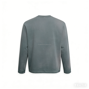 Camisas para Hombre OEM/ODM, Estilo Urbano, Estampado de Letras, Rayas, Manga Larga, Casuales, Holgadas - Product Image 2