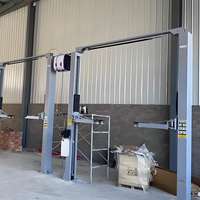 Atelier de réparation petit ascenseur 4 tonnes électrique hydraulique levage rapide grue Mobile Installation pneu gratuit châssis outil d'entretien