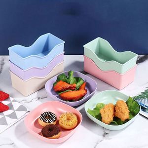 Nuevo Plato para Huesos Creativo para el Hogar, Plato de Plástico para Huesos, Linda Caja de Almacenamiento, Plato para Aperitivos con Base - Product Image 2