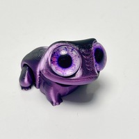 Mainan Katak Lucu Bermata Besar Cetak 3D, Dekorasi Katak Shougong Mini dari Kaca, Hadiah Simulasi Mata Silang-Batas, Cetak 3D Cina