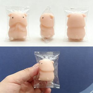 Juguete Antiestrés Mochi Dingding, Suave, Pequeño, de Rebote Lento, para Aliviar la Presión, Diseño de Anime y Manga, Unisex, Divertido - Product Image 4