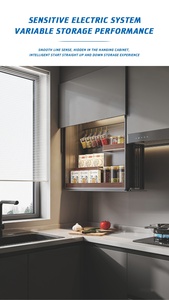Roeasy cucina domestica personalizzata elettrico ascensore a muro in alluminio Drop Down cesto di stoccaggio all'ingrosso <span class=keywords><strong>per</strong></span> l'applicazione del bagno - Product Image 4
