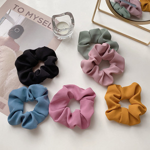 Groothandel Custom Gestreepte Stof Groen Donkerblauw Barrette Cierre Scrunchy Band Pastel Pro Boerenbont Haar Tie Scrunchies Voor Vrouwen - Product Image 3