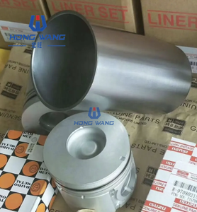 Kit de segments de piston et chemises HongWang 4JG1/4JG1T 8-97080215-0/5-87814610-1 8-97176-604-0 pour pelle sur chenilles ZX70 (Argent, 1 an de garantie) - Product Image 2