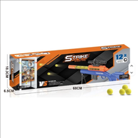 Lanceur de balles en EVA souple pour enfants, jouet de tir en plein air personnalisé en usine, avec 12 balles