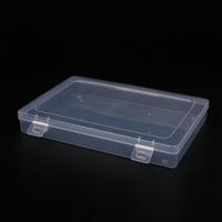 Boîte de rangement rectangulaire transparente en plastique, conteneurs en PP en gros, boîte de rangement mini rectangulaire de haute qualité en gros