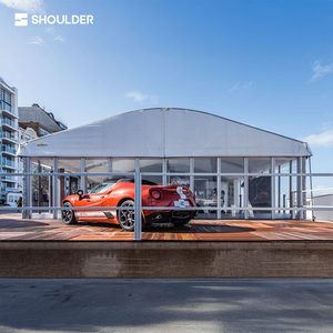 Tentes de mariage de luxe, structure arquée extérieure, cadre en aluminium, toit en PVC transparent, tente événementielle résistante au vent, chapiteau pour église et fête - Product Image 6