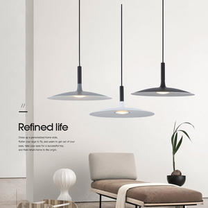 Lampe suspendue LED moderne nordique en métal pour salon, salle à manger, éclairage de plafond intérieur, lustre - Product Image 2