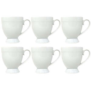 Set di 6 tazze da caffè in ceramica di porcellana - Product Image 1