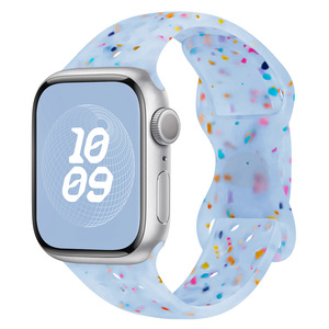 Bracelet en silicone IVANHOE à pois colorés pour Apple Watch Series 10 9 8 7 6 5 SE et Apple Watch Ultra 2 49 46 42 45 44 40mm - Product Image 4