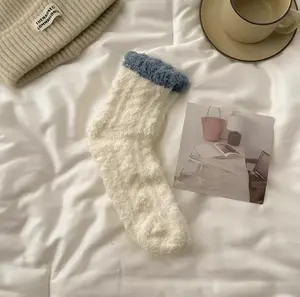 Calcetines de invierno cálidos para mujer, calcetín de felpa supersuave, para dormir en casa