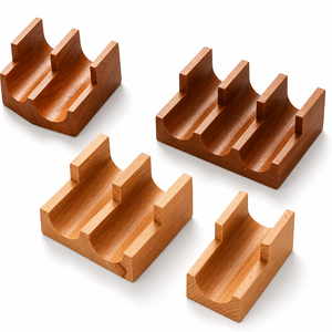 Présentoir Vertical en Bois Écologique à 5 Emplacements en Forme de U pour <span class=keywords><strong>Sushi</strong></span> – Idéal pour la Présentation en Restaurant Japonais (Vente en Gros) - Product Image 2