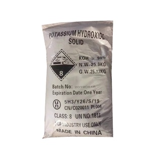 CAS NO #1310-58-3 KOH 수산화 칼륨 플레이크 90% 최소 가격 - Product Image 1